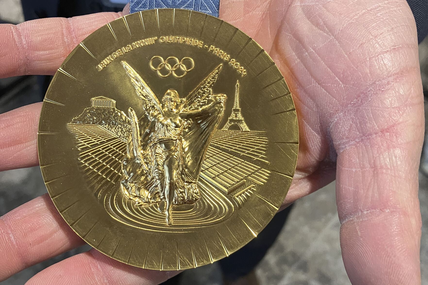 OLY Paris 2024 Medals Eiffel Tower
